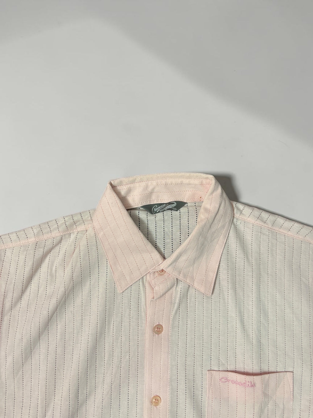 CROCODILE LIGHT PINK SHIRT