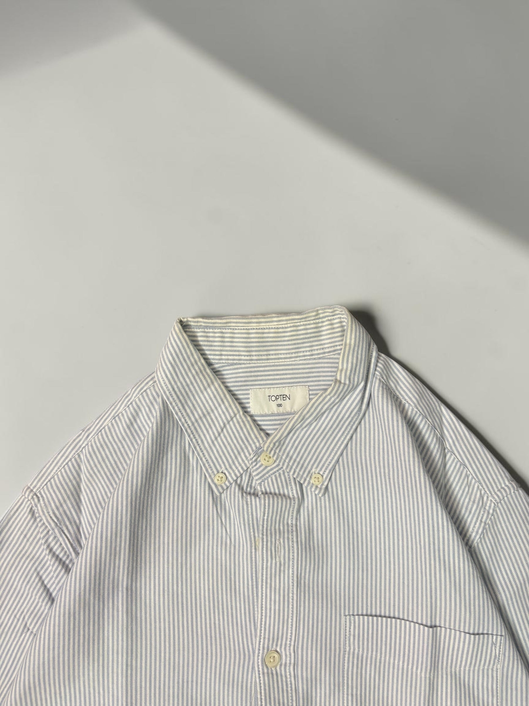 TOPTEN BLUE STRIP SHIRT