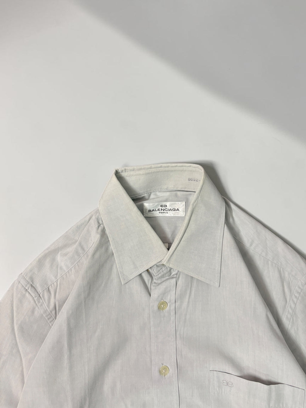 BALENCIAGA GREY FORMAL SHIRT