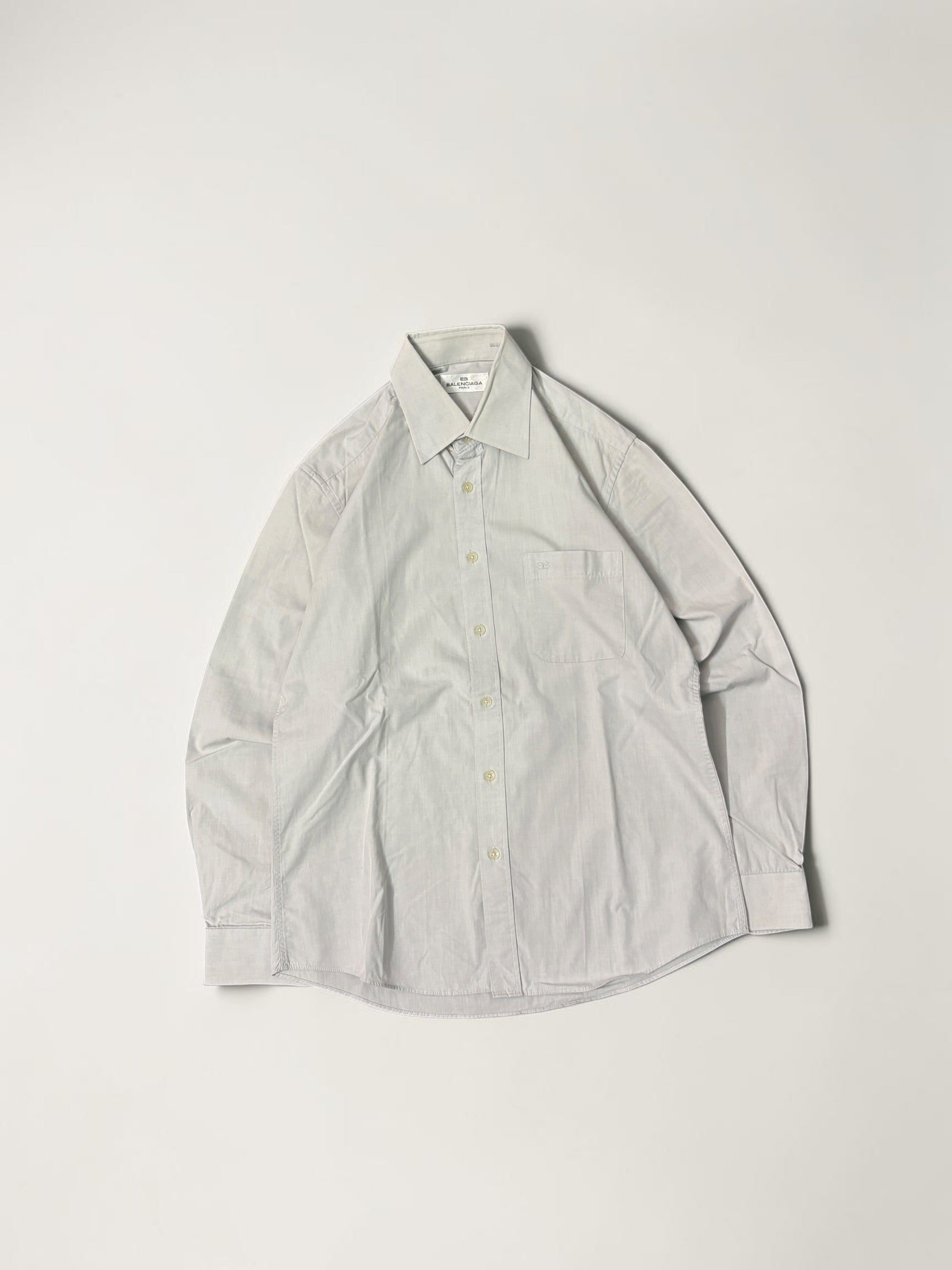 BALENCIAGA GREY FORMAL SHIRT
