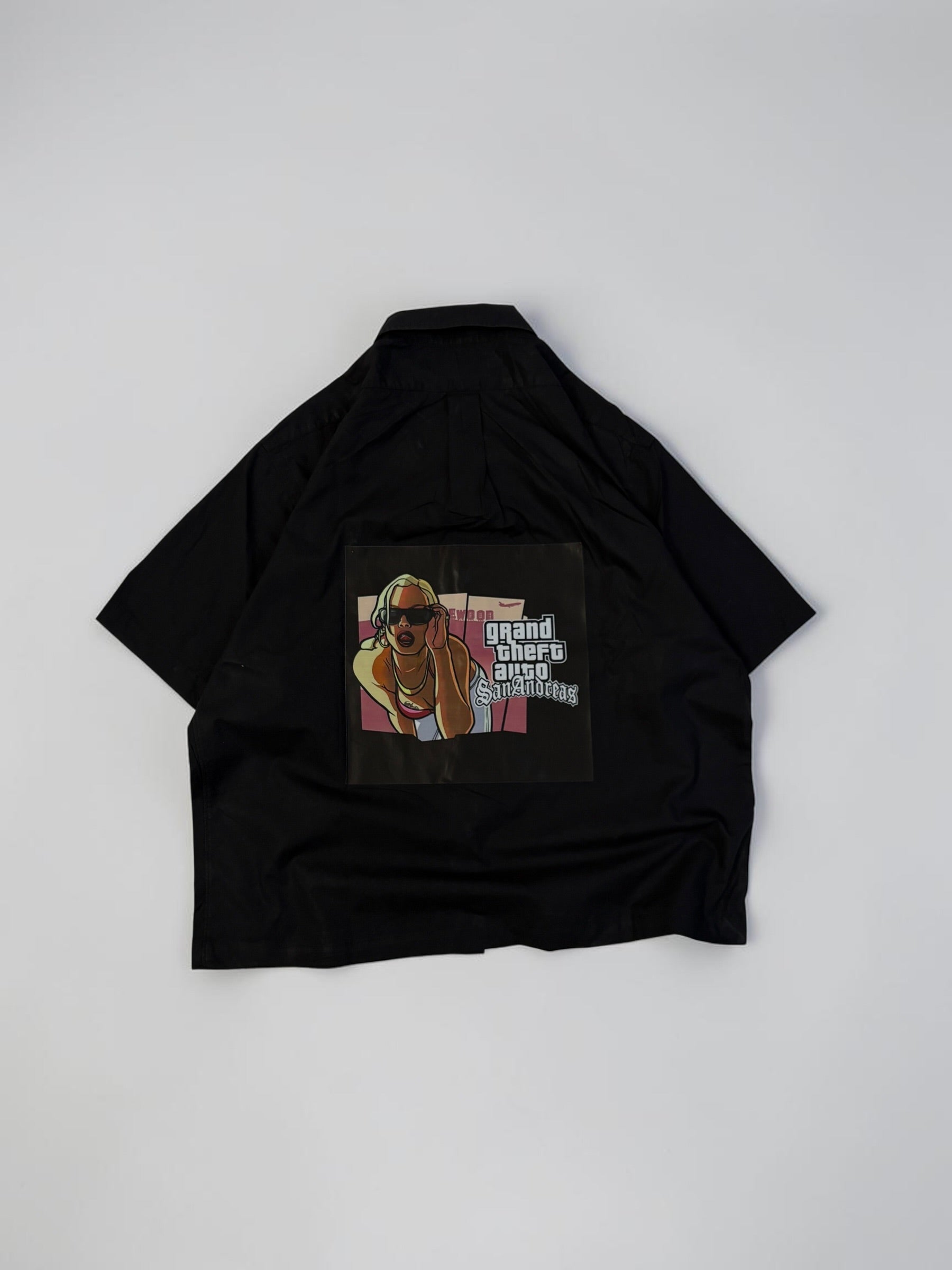 RL BLACK BOXYFIT SHIRT