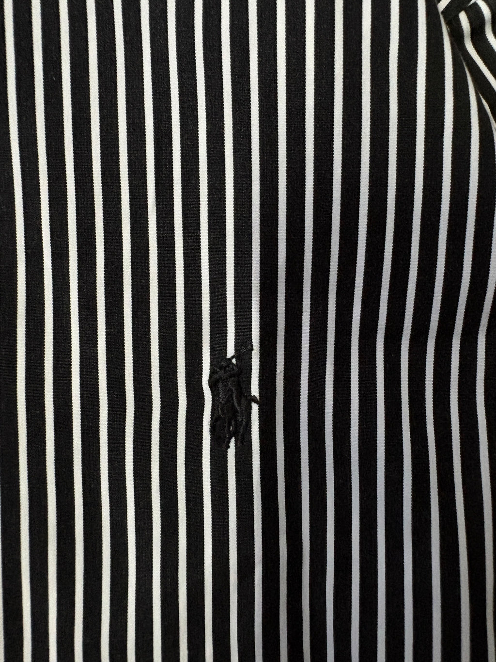 RALPH LAUREN BLACK STRIPPED SHIRT