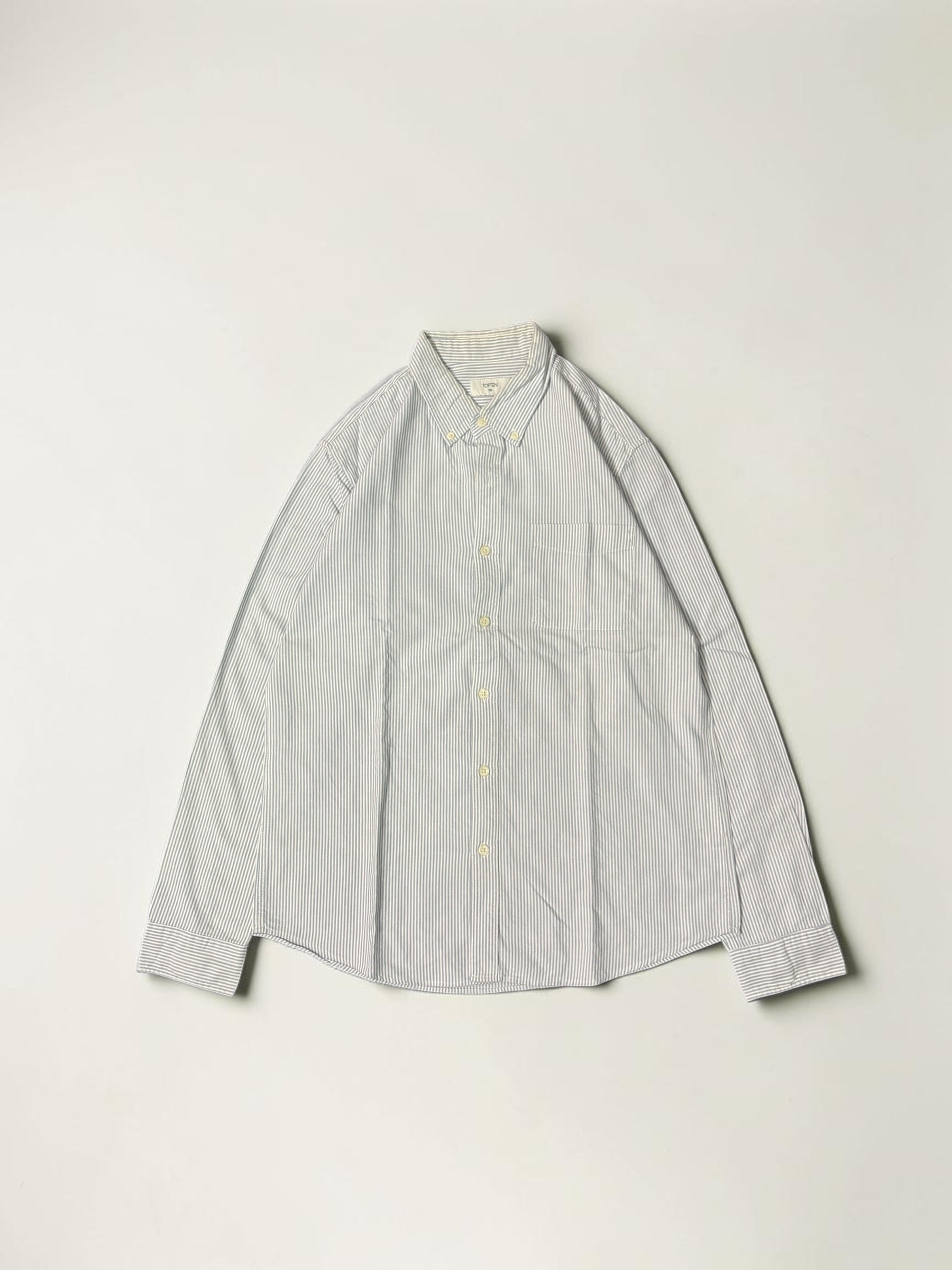 TOPTEN BLUE STRIP SHIRT