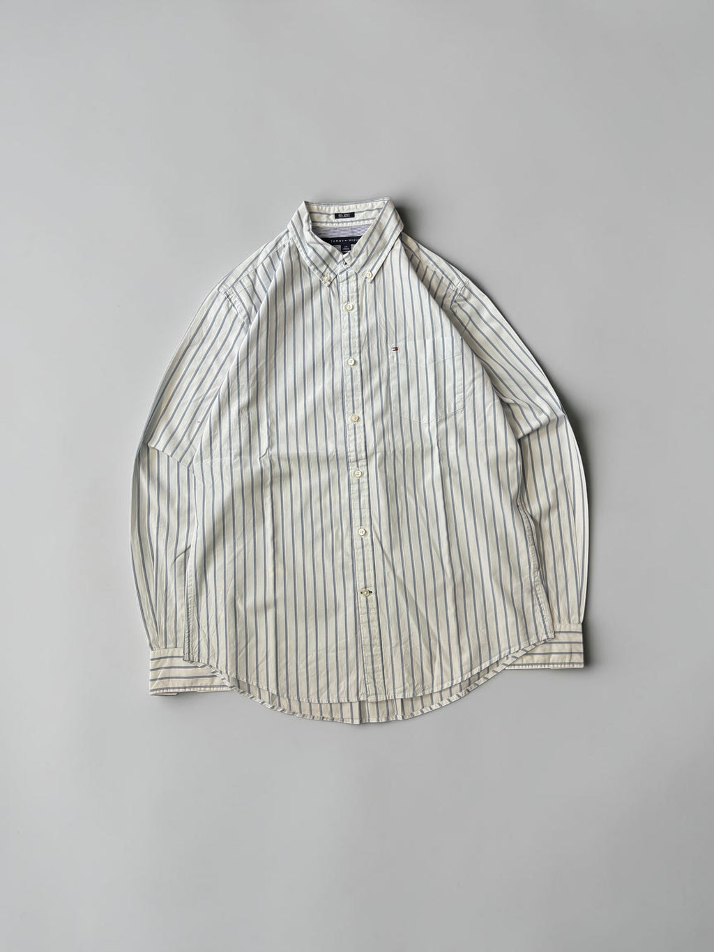 TOMMY HILFIGER BLUE STRIPPED SHIRT