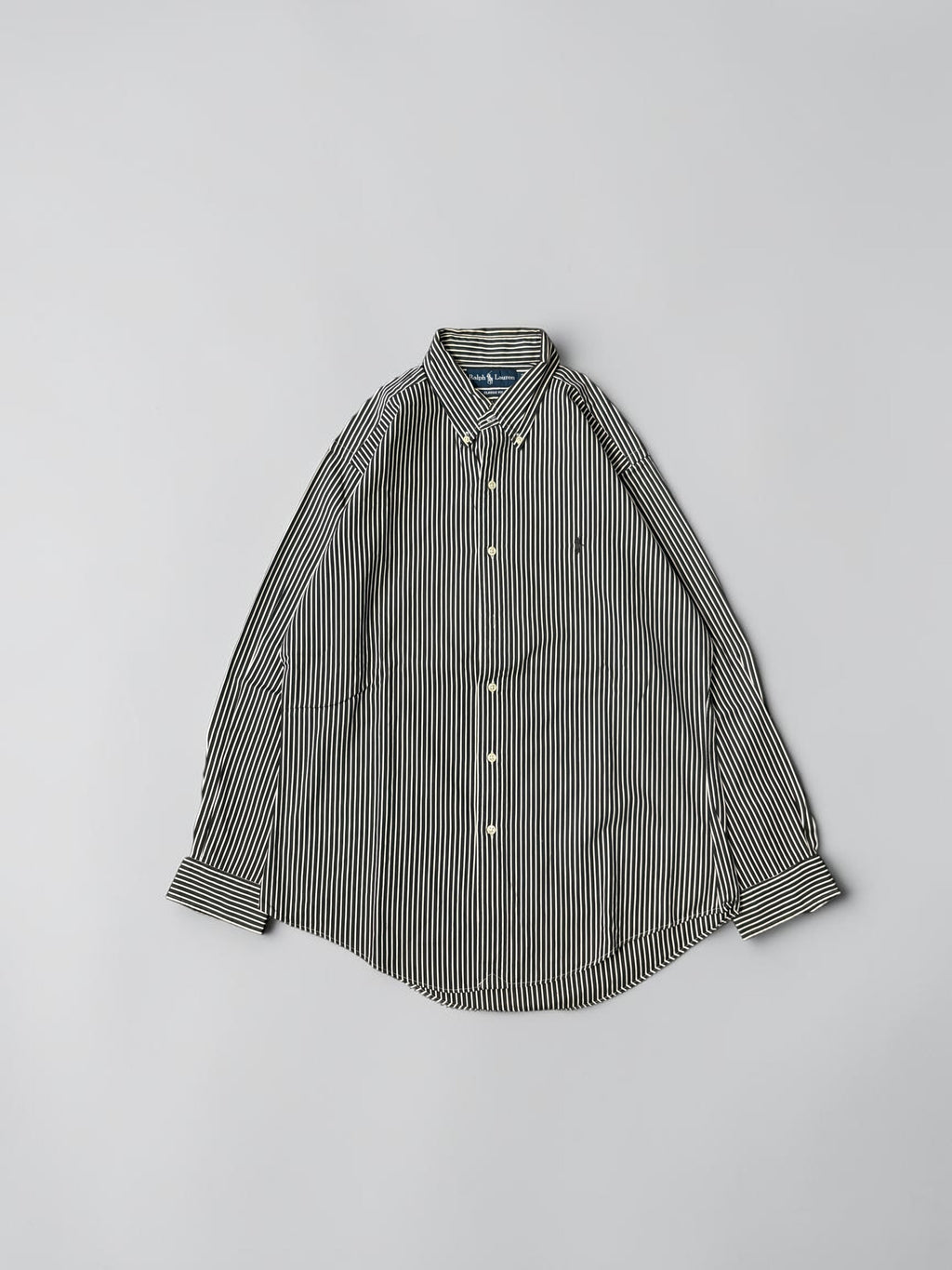 RALPH LAUREN BLACK STRIPPED SHIRT